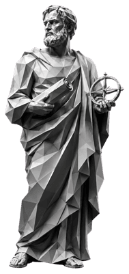 Classical statue holding a celestial sphere